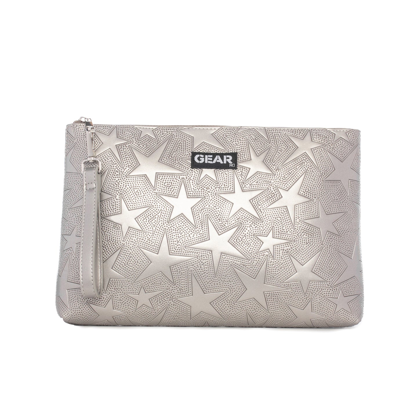 The Dylan Clutch - Embossed Texture Star Design