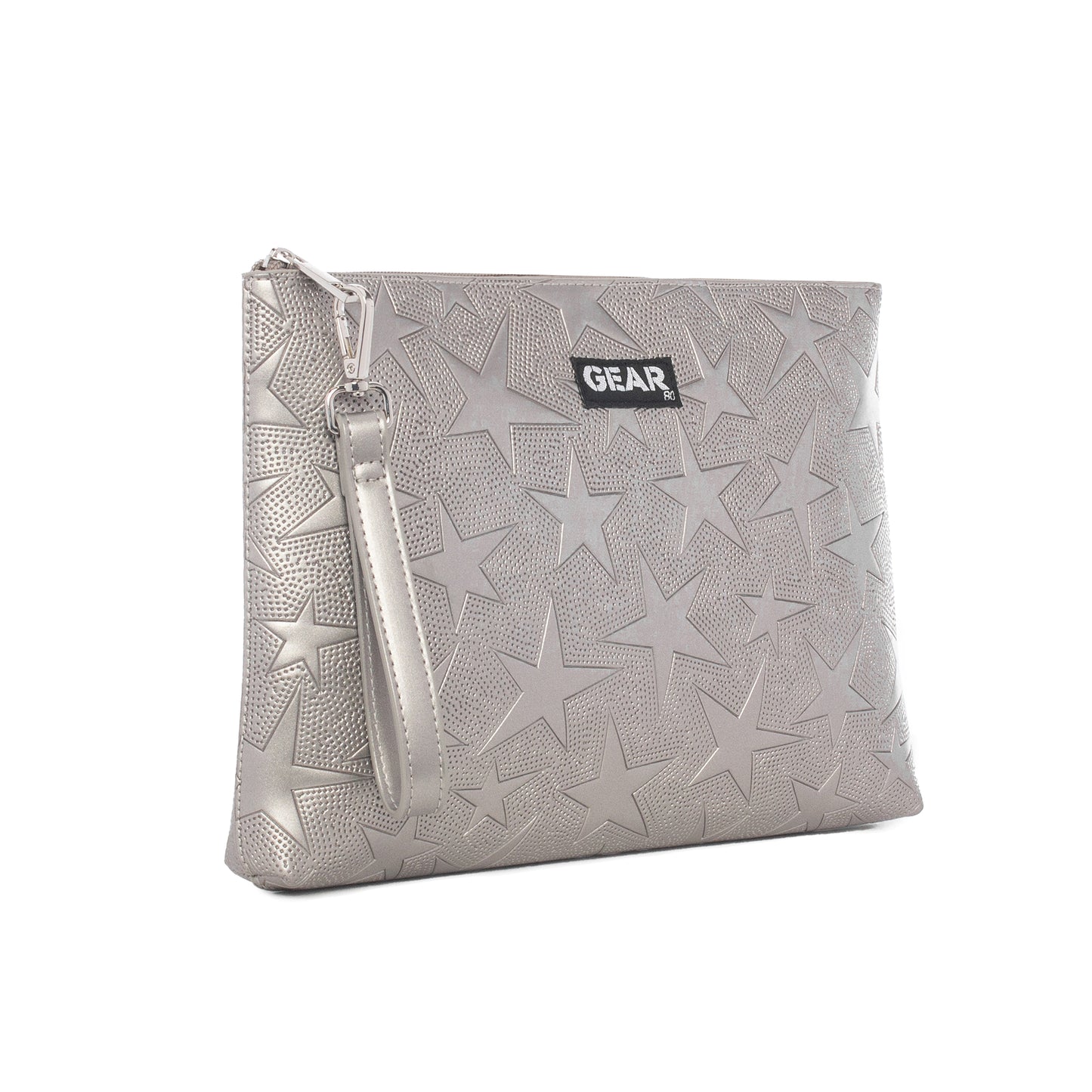 The Dylan Clutch - Embossed Texture Star Design