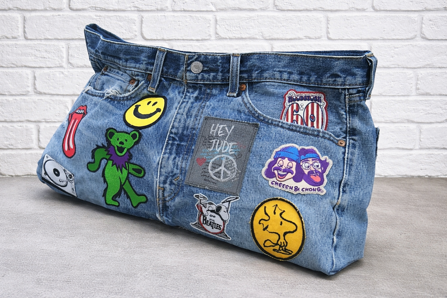 Vintage Levi Patch Clutch/Cross Body Bag