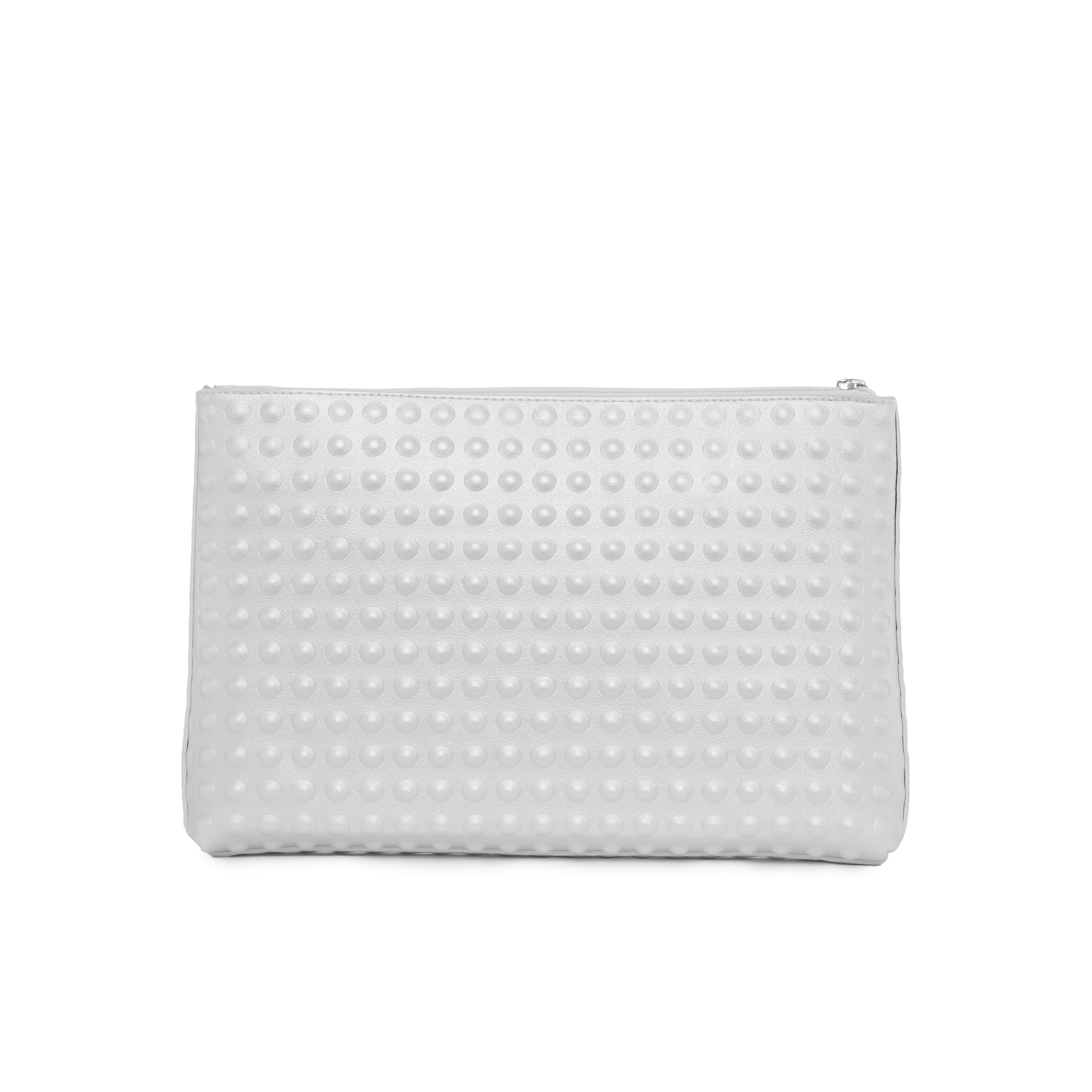 The Dylan Clutch - Embossed Dots Design