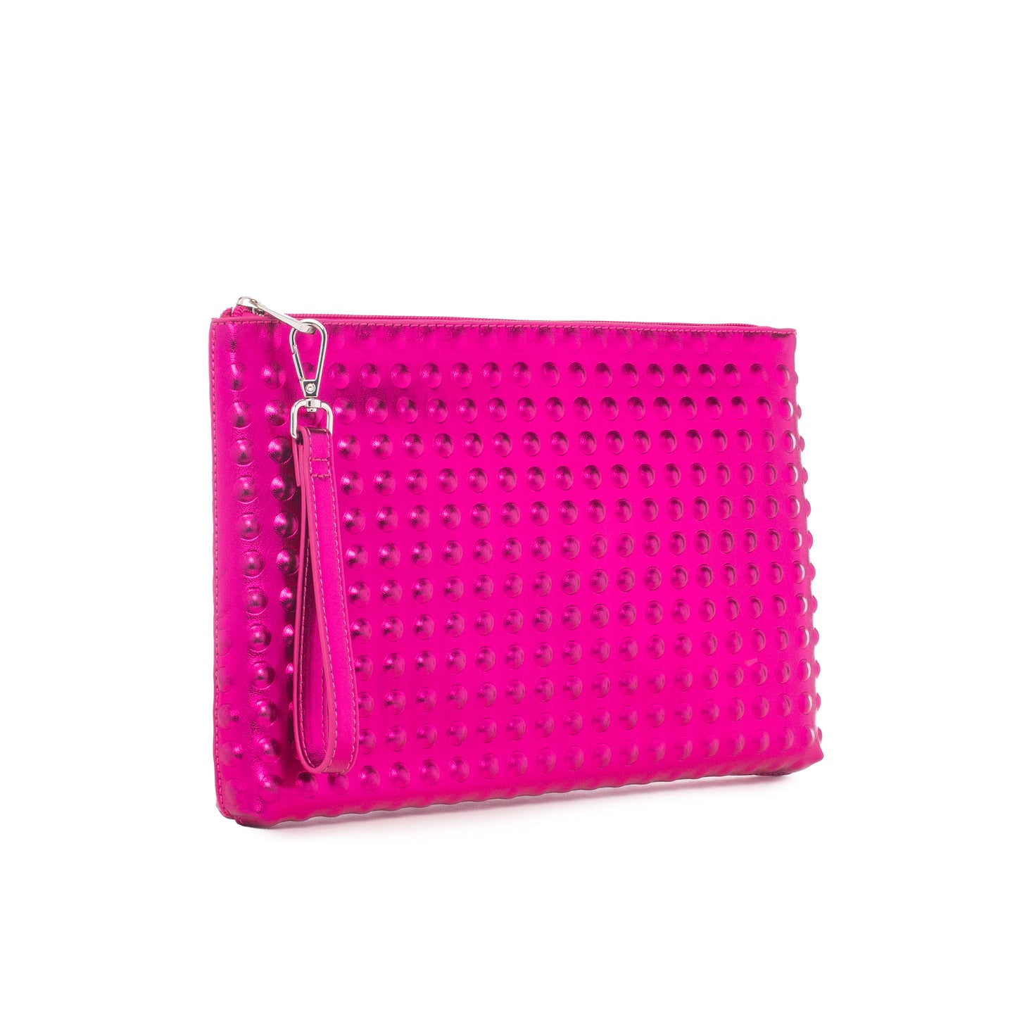 The Dylan Clutch - Embossed Dots Design