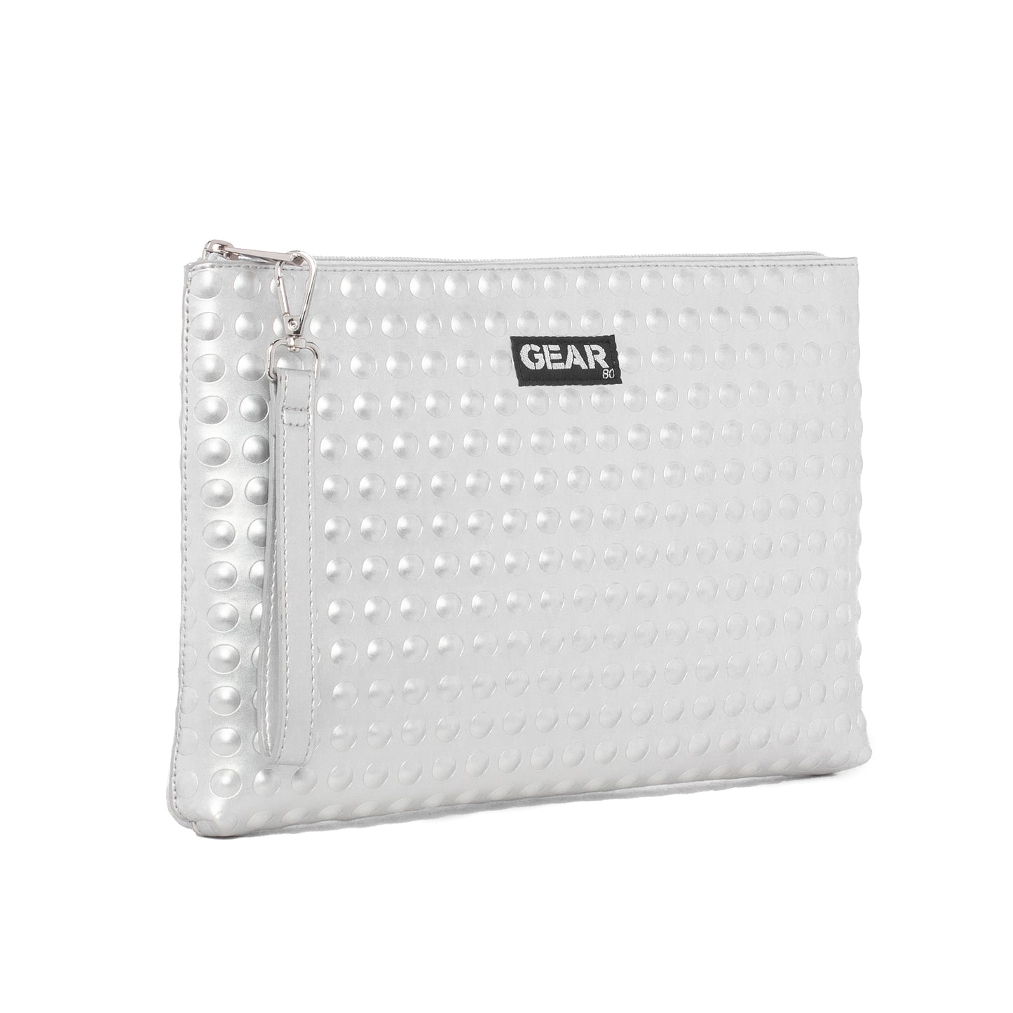 The Dylan Clutch - Embossed Dots Design