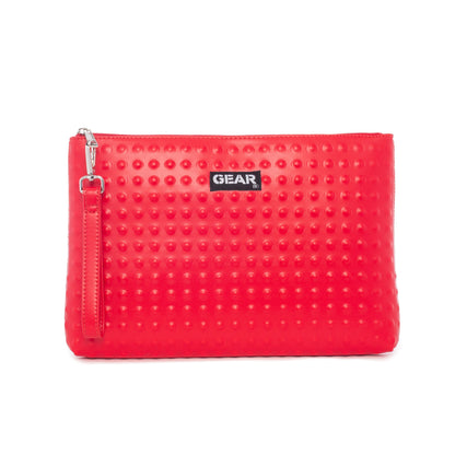 The Dylan Clutch - Embossed Dots Design