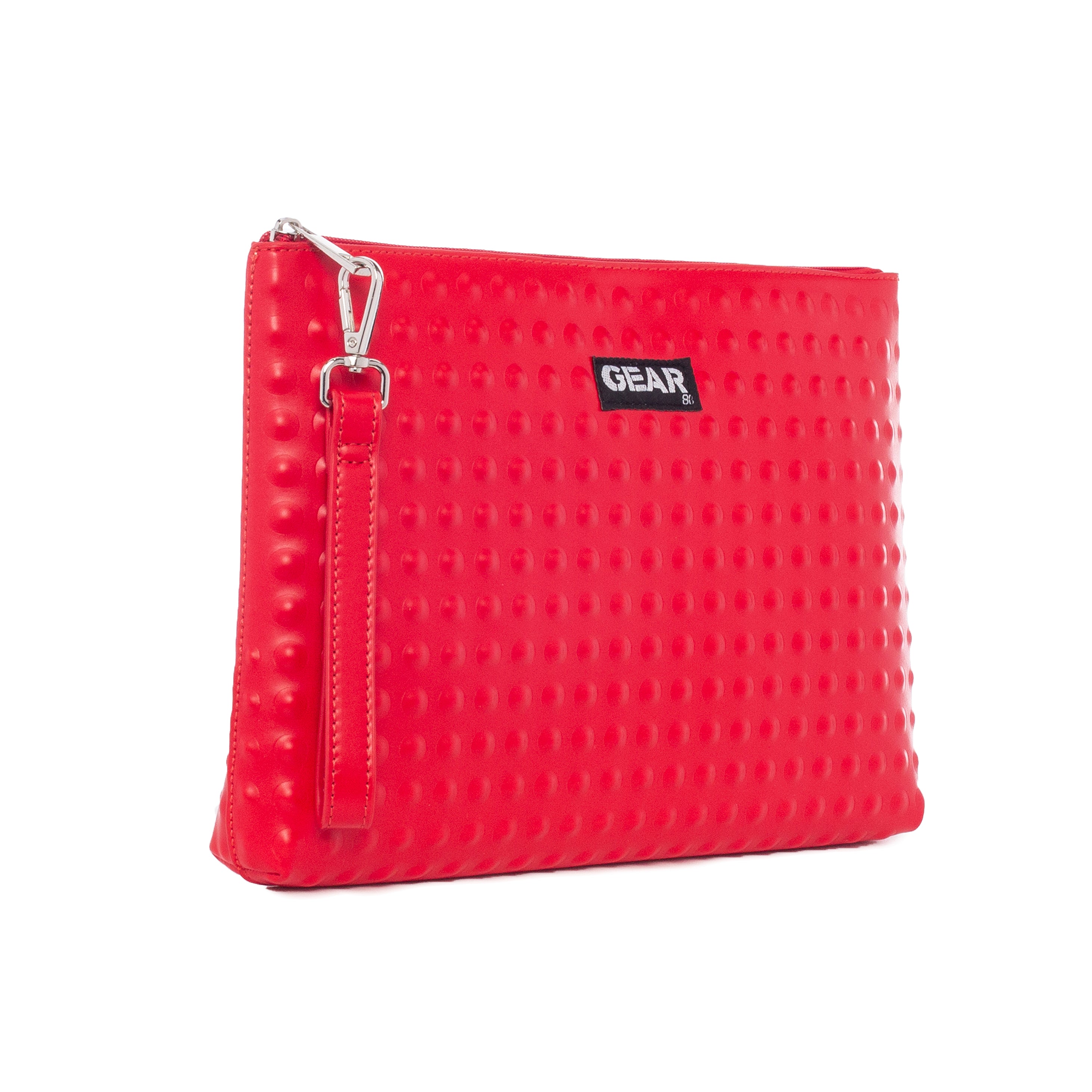 The Dylan Clutch - Embossed Dots Design