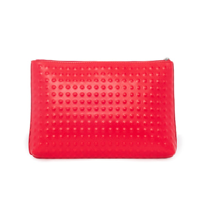 The Dylan Clutch - Embossed Dots Design